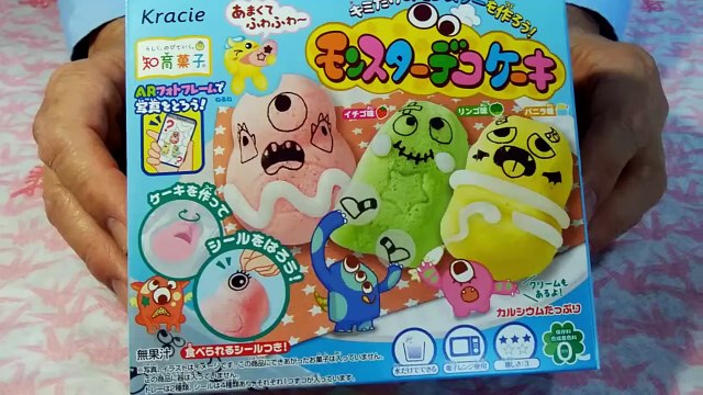 Japanese Sweets I tried making a Monster Deco Cake