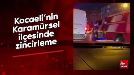Kocaeli’nin Karamürsel ilçesinde zincirleme kaza
