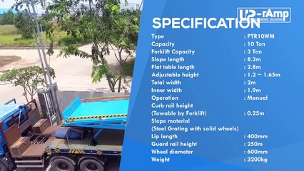 PENGIRIMAN UNIT MOBILE LOADING UNLOADING DOCK UPRAMP PTR10WM - PT. GLOVIS INDONESIA INTERNATIONAL