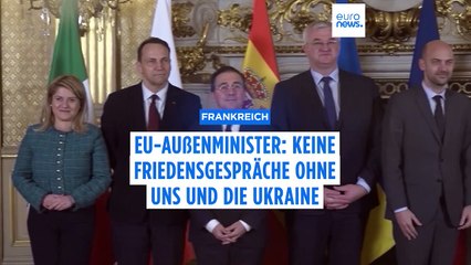 EU-Außenminister: Kein Frieden in der Ukraine ohne Beteiligung der Europäer