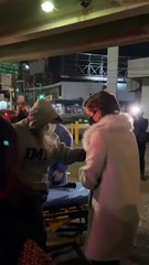 Convence Mariana a abuelitos de ir a refugio ante bajas temperaturas