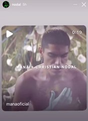 ¿Otra indirecta? Christian Nodal da adelanto de su tema con Maná
