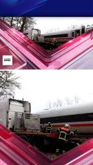 Train collides with truck in Germany