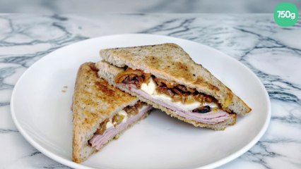 Croque aubergines mozzarella à l'italienne