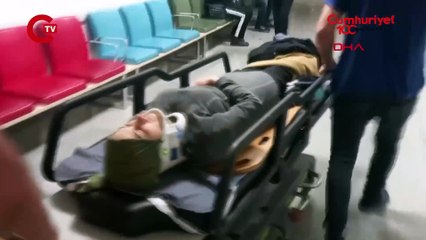 İşçi servisi buzlanan yolda devrildi: 15 yaralı