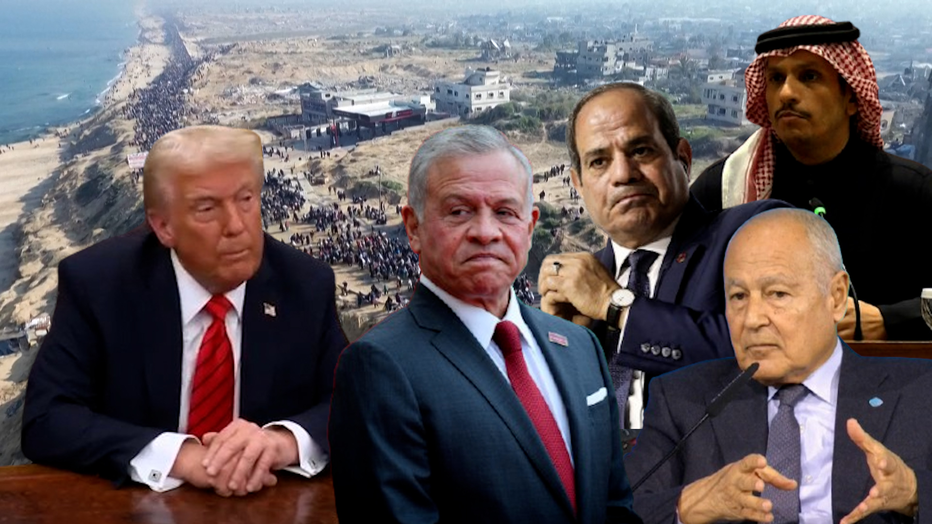 Les pays arabes opposent un « non » unanime au projet de Donald Trump sur Gaza