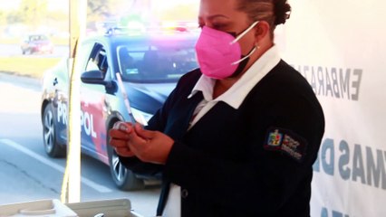 Invita Escobedo a vacunarse contra Influenza en Drive-Tru