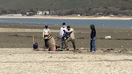 Usan herramientas de demolición en tercer día de búsqueda en presa La Boca