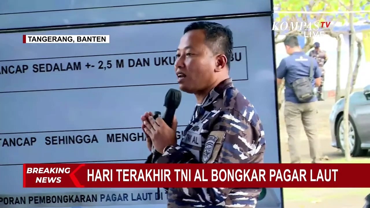 Bongkar Pagar Laut, TNI AL Cerita Anggota Tersengat Ikan Pari hingga Kail Pancing: Ada 7 Orang