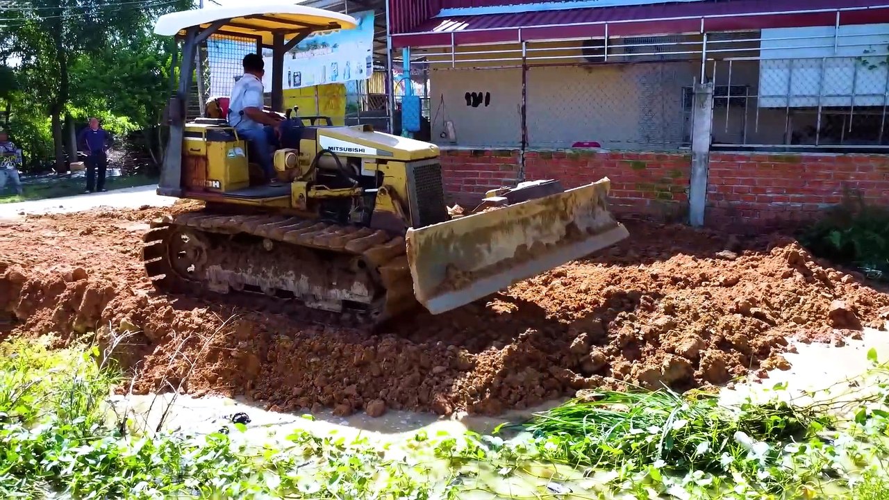 Completed Project support by Dozer & 5T Truck pushing soil