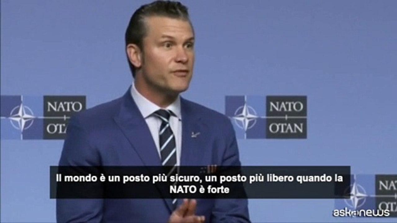 Hegseth (Usa): Il mondo ? pi? libero e sicuro con una Nato pi? forte