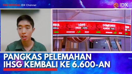 Pangkas Pelemahan IHSG Kembali ke 6.600-an