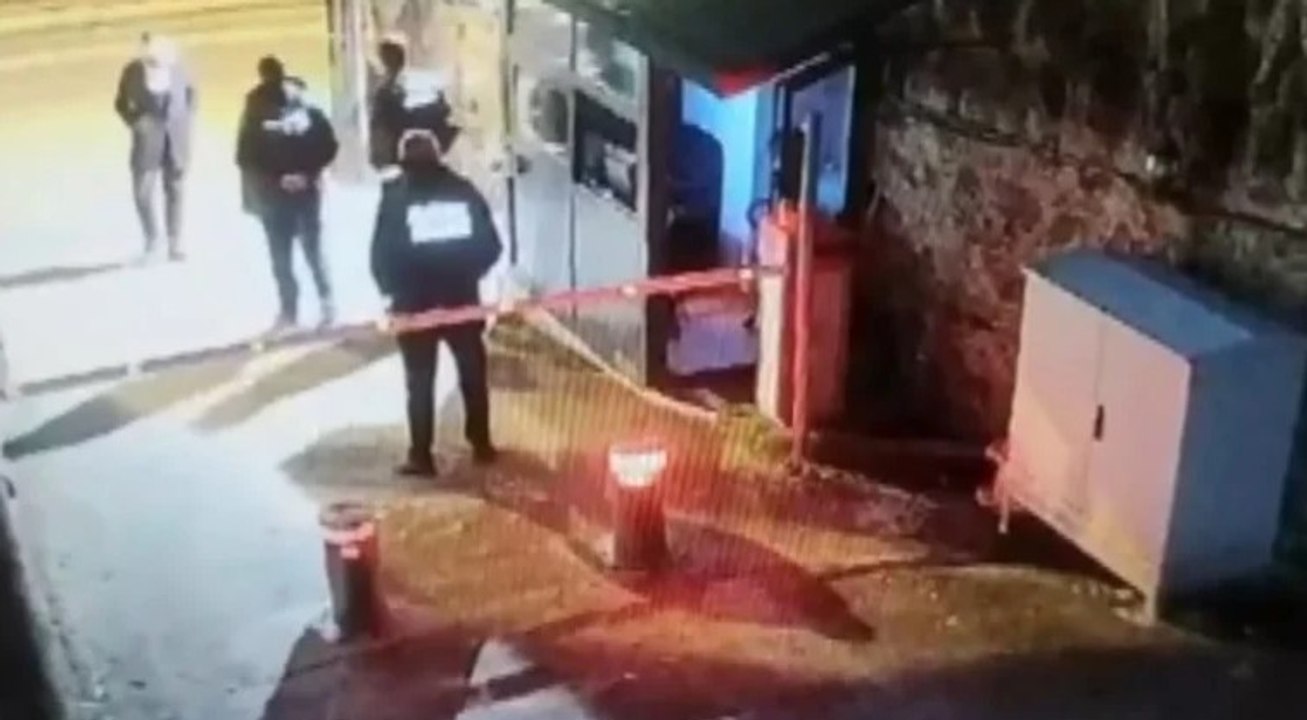 İş insanı İzzet Garih'i tehdit eden şüphelinin holdinge girmeye çalıştığı görüntüler ortaya çıktı