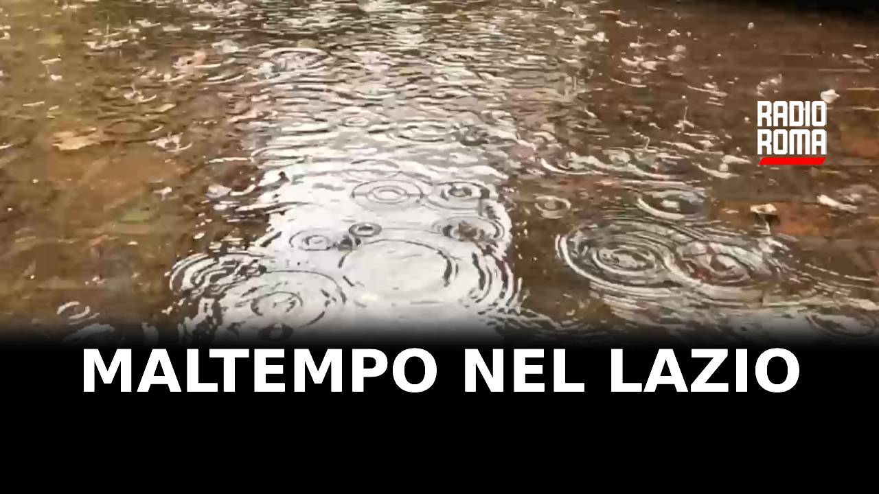 Video Maltempo nel Lazio, allagamenti sull’Aurelia e disagi in città