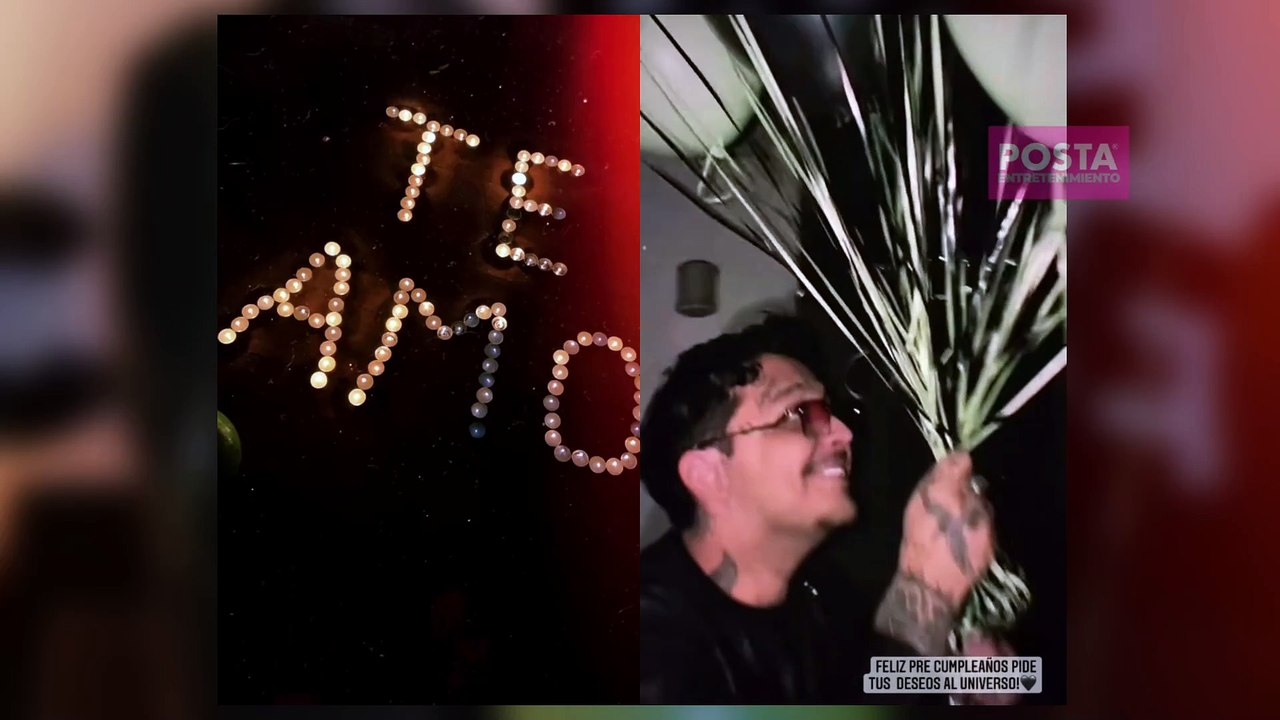 Sorprende Belinda a Nodal en su pre cumpleaños