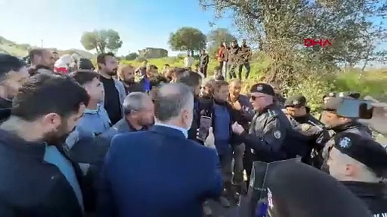 Bodrum'da yıkım gerginliği /Video eklendi