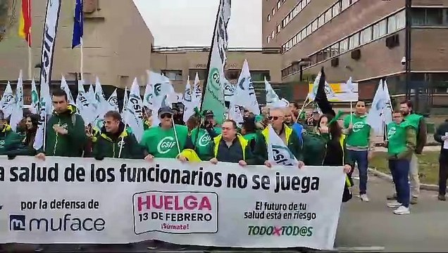 Concentración de CSIF frente a la Delegación del Gobierno en Castilla y León