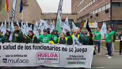 Concentración de CSIF frente a la Delegación del Gobierno en Castilla y León