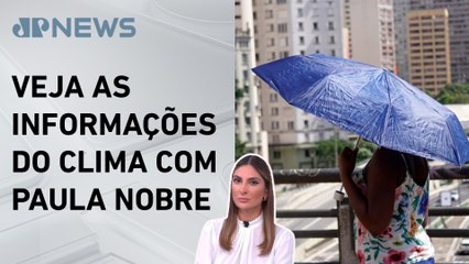 São Paulo terá chuva apesar da onda de calor nesta quinta (13) | Previsão do Tempo