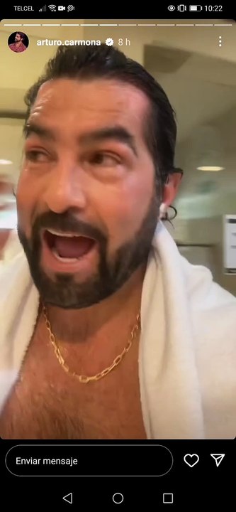VIDEO: ¡Sin ropa! Así pescó el microsismo de la CDMX a Arturo Carmona