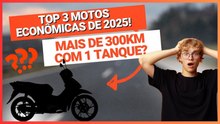Top motos MAIS ECONÔMICAS de 2025_ ESSES 3 MODELOS gastam menos combustível