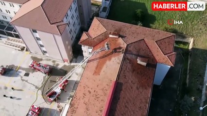 Arnavutköy'de Okulda Yangın Paniği