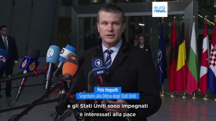 Vertice Difesa Nato, Hegseth (Usa): la spinta alla pace di Trump "non è un tradimento" dell'Ucraina