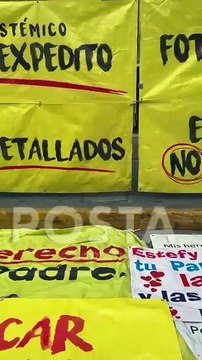 No más hijos rehenes: llevan 3 días de plantón frente a juzgados
