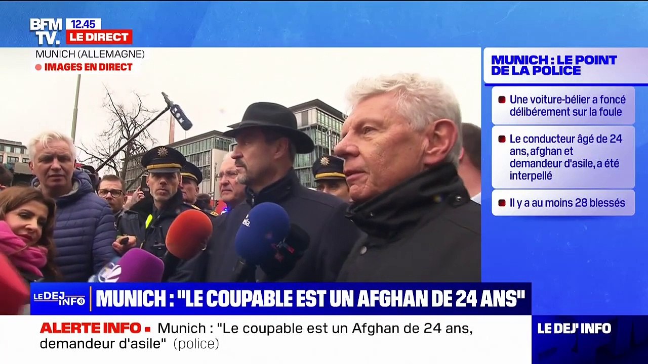 Foule percutée par une voiture à Munich: le maire déplore "un jour noir pour la ville"