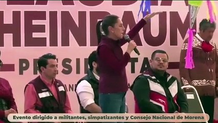 Llama Claudia Sheinbaum a democratizar el país con el “Plan C”