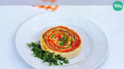 Tartelette surimi et courgettes