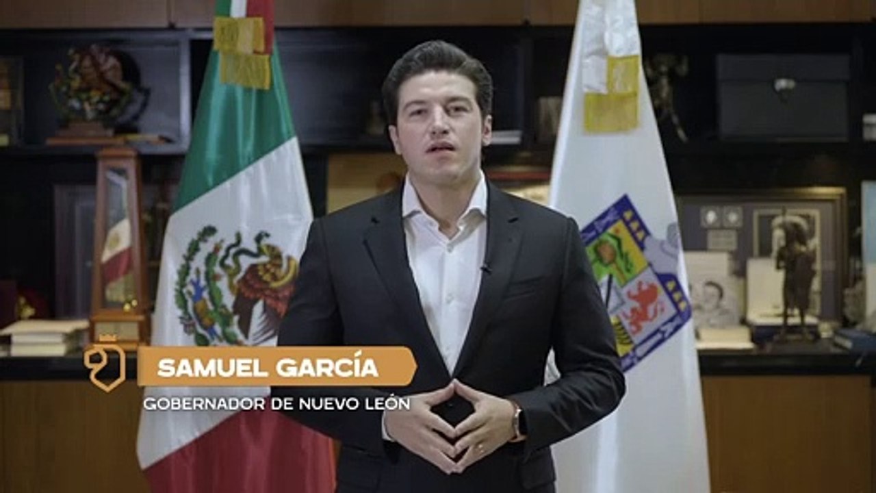 Gobernador de Nuevo León, Samuel García, anuncia su licencia y designación de Javier Navarro
