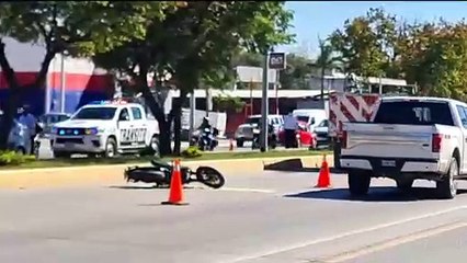Motociclista derrapa y pierde la vida en Allende, Nuevo León. (VIDEO)