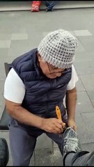 Don Luis, 53 años de lustrar calzado y registrar la historia de Tampico