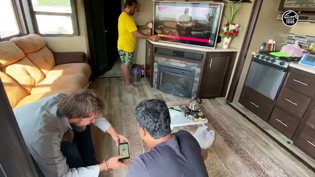 Look how caravan camping life on Dubai beach was before COVID-19