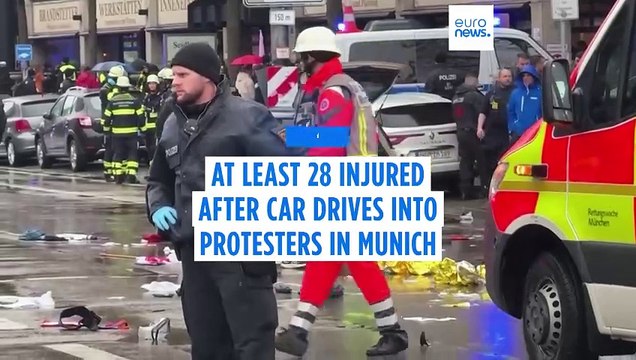 At least 28 injured in Munich in apparent car ramming attack