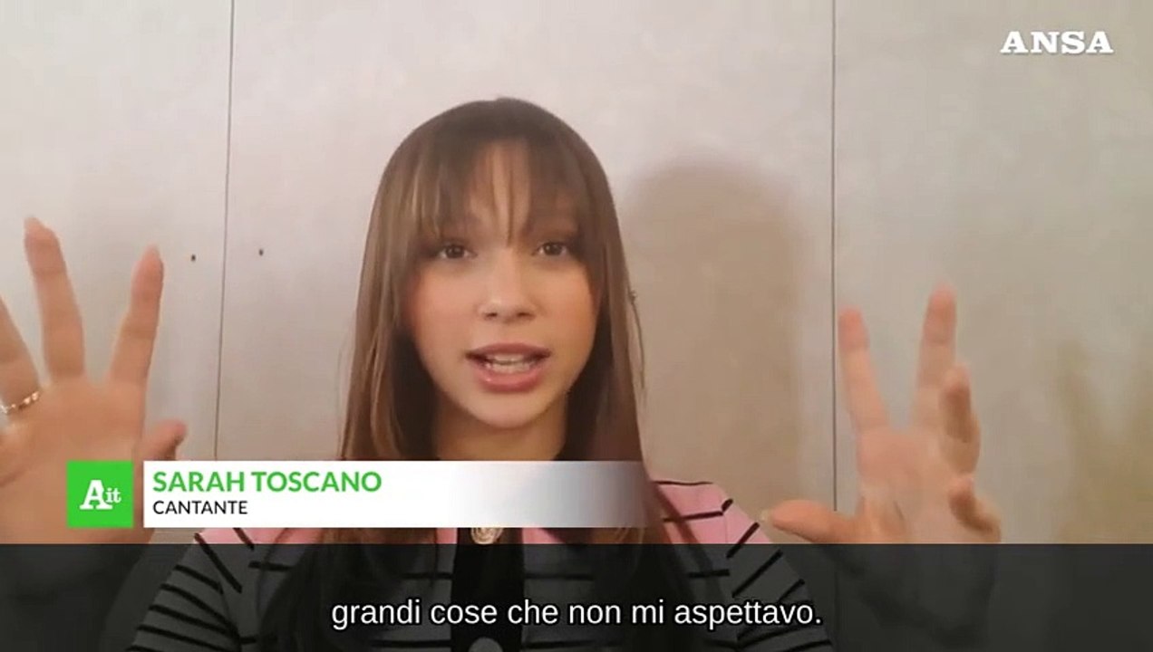 Sarah Toscano: "Amici mi ha formato, ma Sanremo e' un palco diverso"