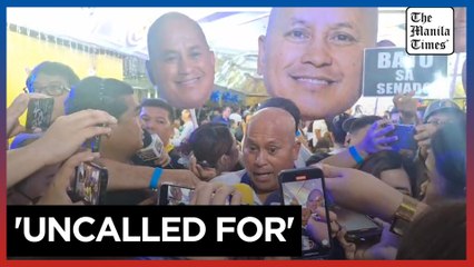 Dela Rosa rebutts Marcos remarks on PD-Laban bets