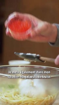 Les spaghettis au tarama - Les recettes de François-Régis Gaudry