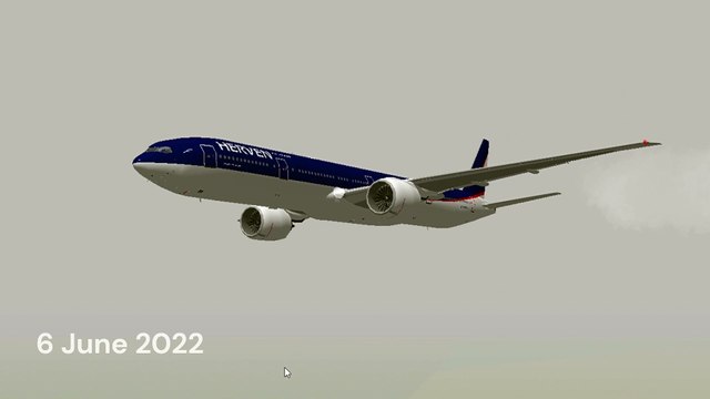 Herven Airlines Flight 1902 - Crash Animation
