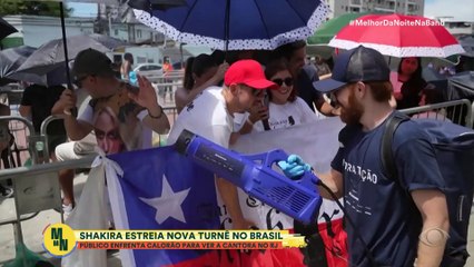 Shakira estreia turnê no Brasil, e público encara calor intenso | Melhor da Noite