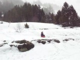 Descentes de luges porté puymorens LA VIGNOLE