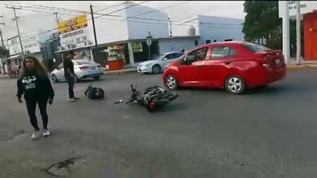 Conductor en estado de ebriedad manda al hospital a motociclista