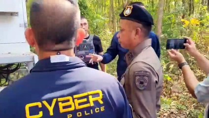 ทลายเหมืองบิทคอยน์เถื่อนแม่สอด เสียหาย 4 ล้าน เจอเสาสัญญาณเถื่อนกลางป่า