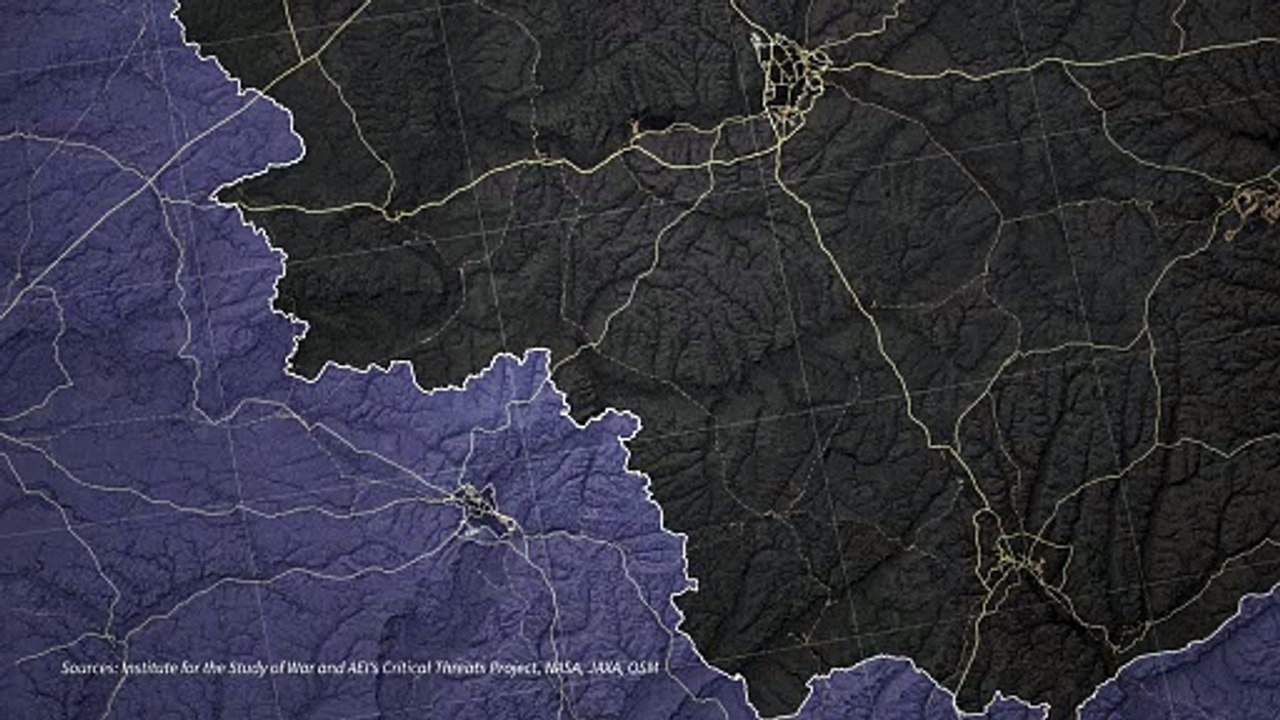 ANIMATED MAP: changes in the Ukrainian incursion into Russia, near Kursk