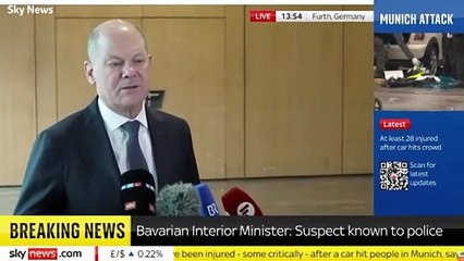 German chancellor says Munich car attack suspect ‘must leave country’