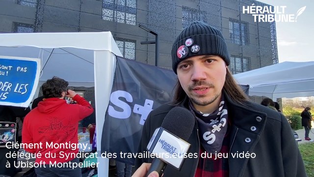 Clément Montigny, délégué du Syndicat des travailleurs et des travailleuses du jeu vidéo (STJV) d’Ubisoft Montpellier