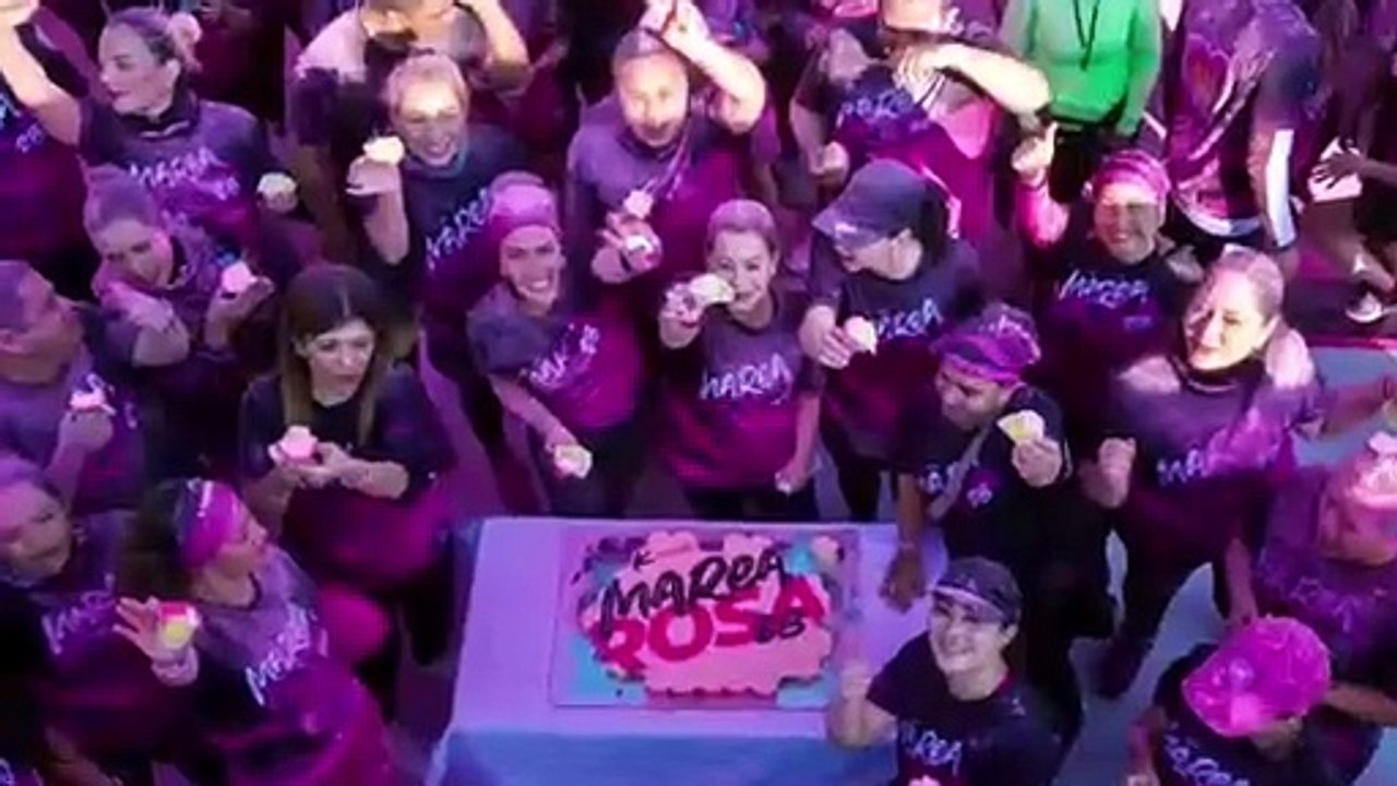 Viven laguneros gran fiesta de color en la segunda edición de Marea Rosa 5k