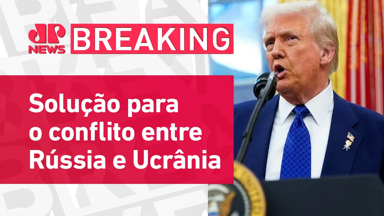 Trump diz que Putin concorda em iniciar negociações de cessar-fogo na Ucrânia | BREAKING NEWS