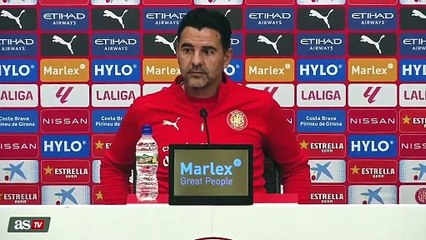 Míchel, rueda de prensa previa al Girona - Getafe